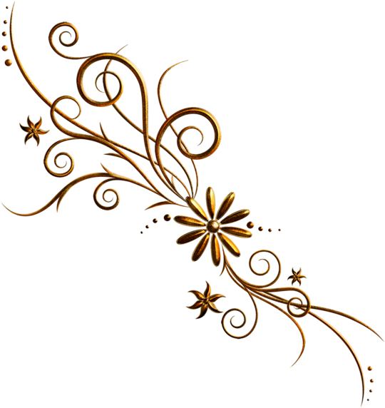 Discover Ideas About Clip Art - Vector Ornament Png Gold (582x600)