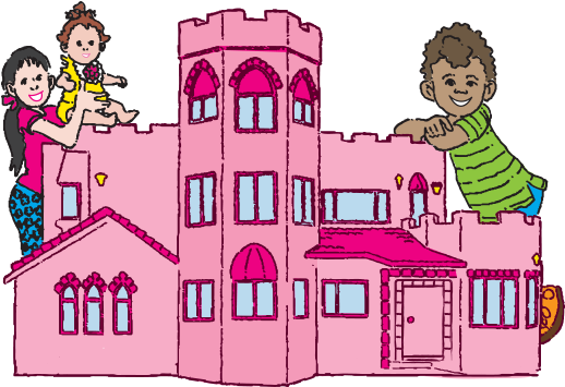 The Little Castle - Cartoon (590x423)