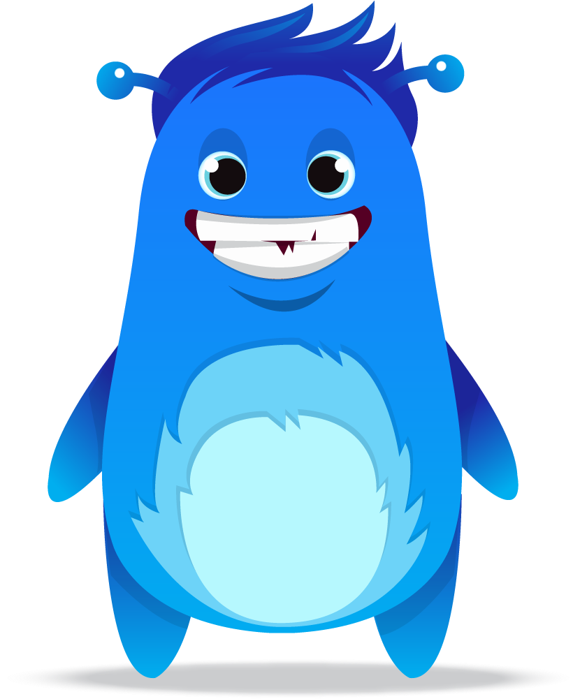 One Monster From Class Dojo - Class Dojo Monsters Blue (830x1000)