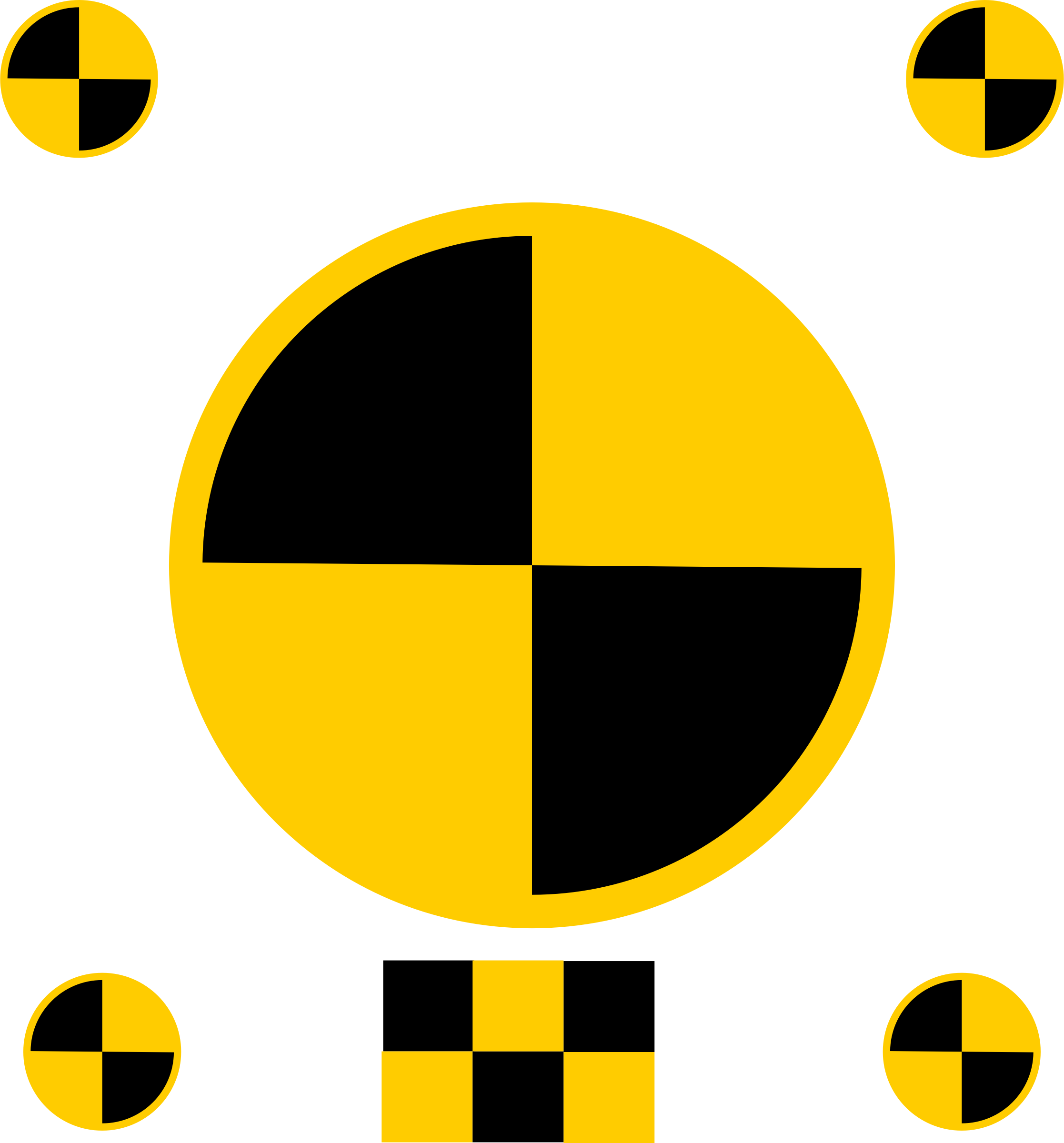 This Free Icons Png Design Of Crash Test Markers - Crash Test Logo Png (2234x2400)