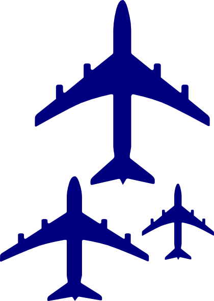 There Is 28 Clip Art Airplane Flying Free Cliparts - Airplane Silhouette (420x592)