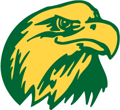 Chute Middle School - Red And Yellow Eagle (400x368)