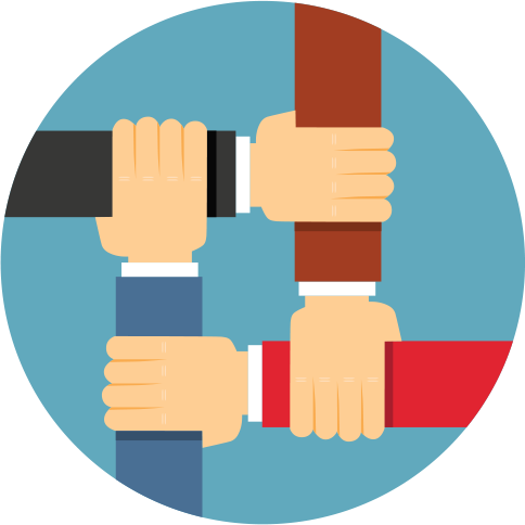 Easy Collaboration - Team Collaboration Icon Png (484x484)