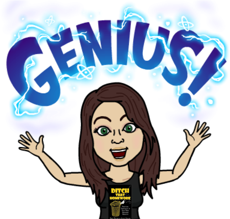 We Shared A Google Drawing And Each Dropped In Our - Student Bitmoji (784x717)