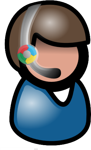 Our Support Services Expand On The Basic Google Support, - Clip Art People (347x515)