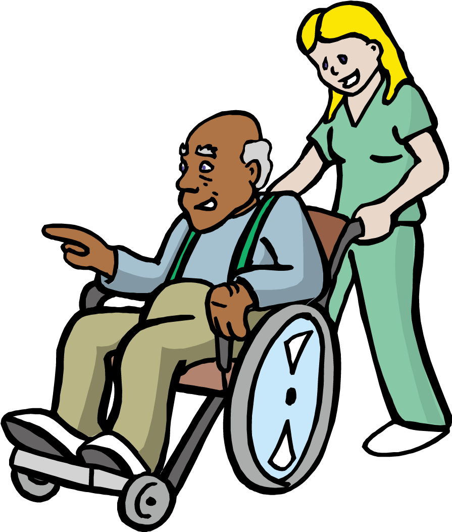 Wheelchair Old Age Cartoon Infant - Wheelchair (1137x1134)