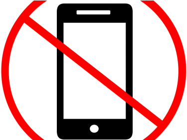 Mobile Phone Ban - Phone With Line Through (500x280)