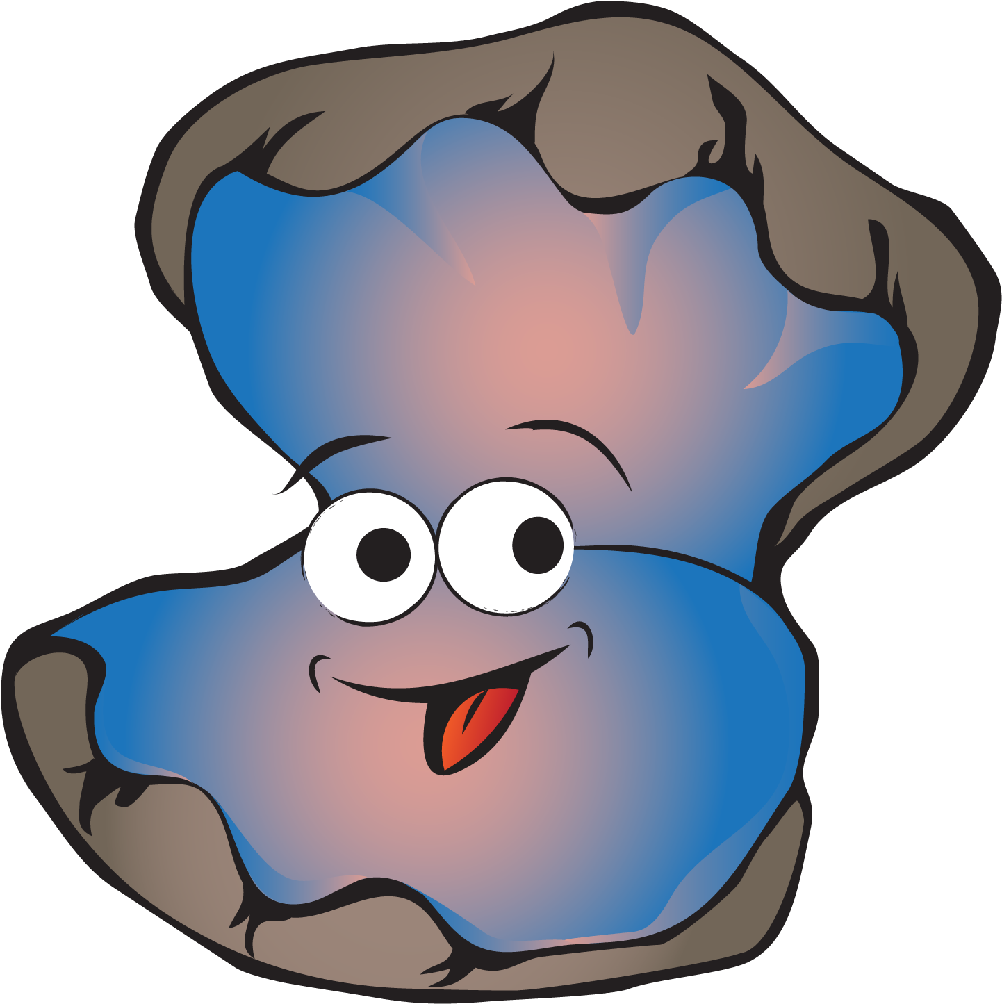 Ages 4 To 14 Months - Happy Clam Clip Art (1512x1525)