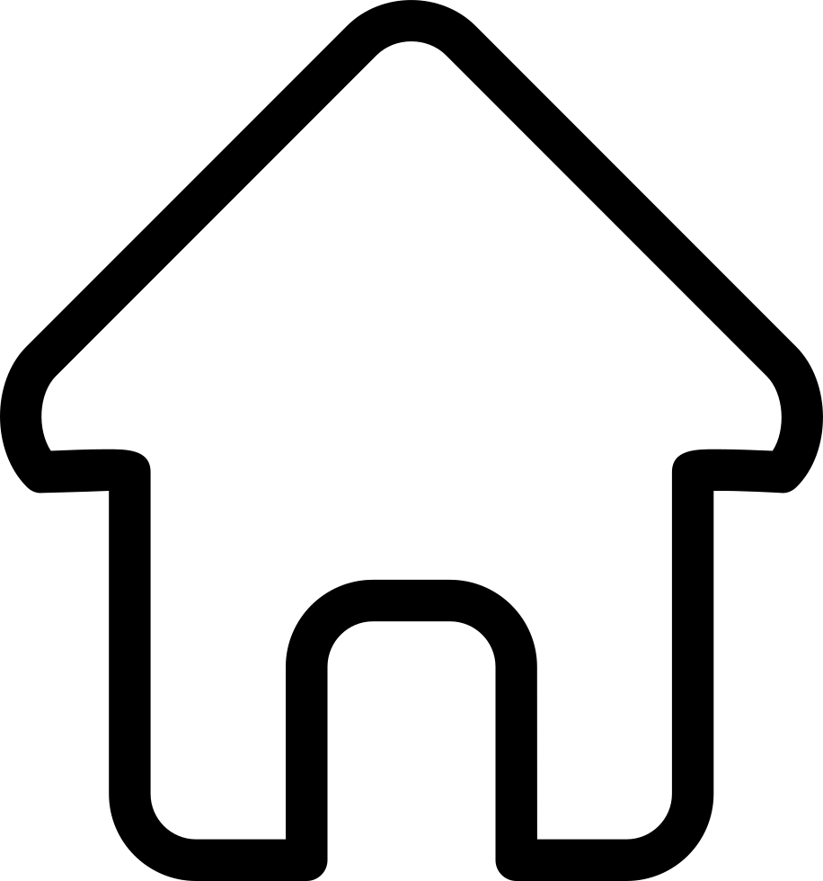 House Outline Svg Icon Free Download 3 Cliparts - House Icon No Background (916x980)
