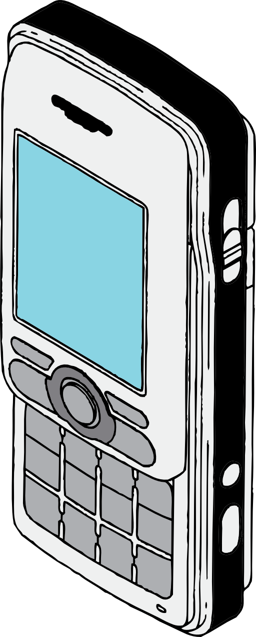 Cell Phone Png Clip Arts - Mobile Phone (512x1272)
