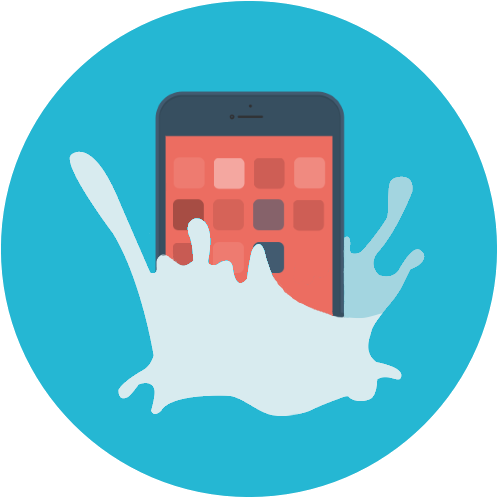 A Complete Guide To Mobile Phone Insurance - Water Slash Icon Icon (498x498)