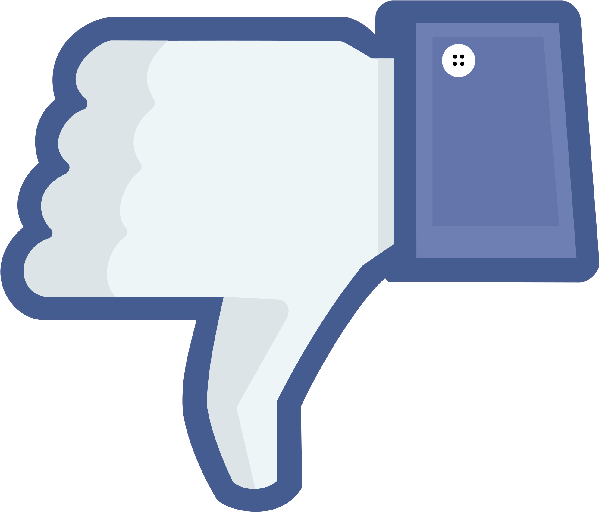Facebook Thumb Opt - Facebook Thumbs Down (2000x1713)