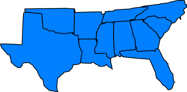 Southern States Of The Us (600x297)