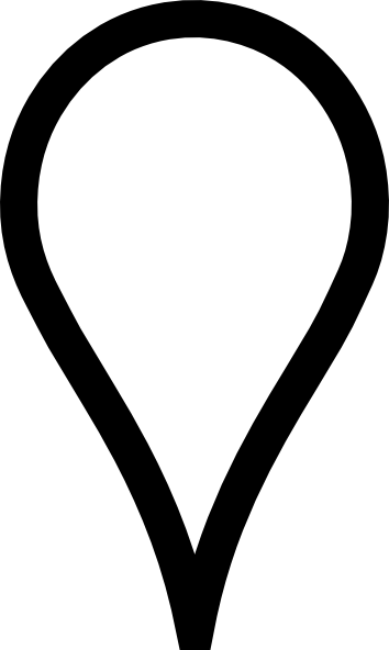 Google Maps Pin Outline (354x592)