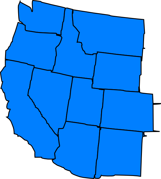Western States Clip Art - Western States Clip Art (540x598)