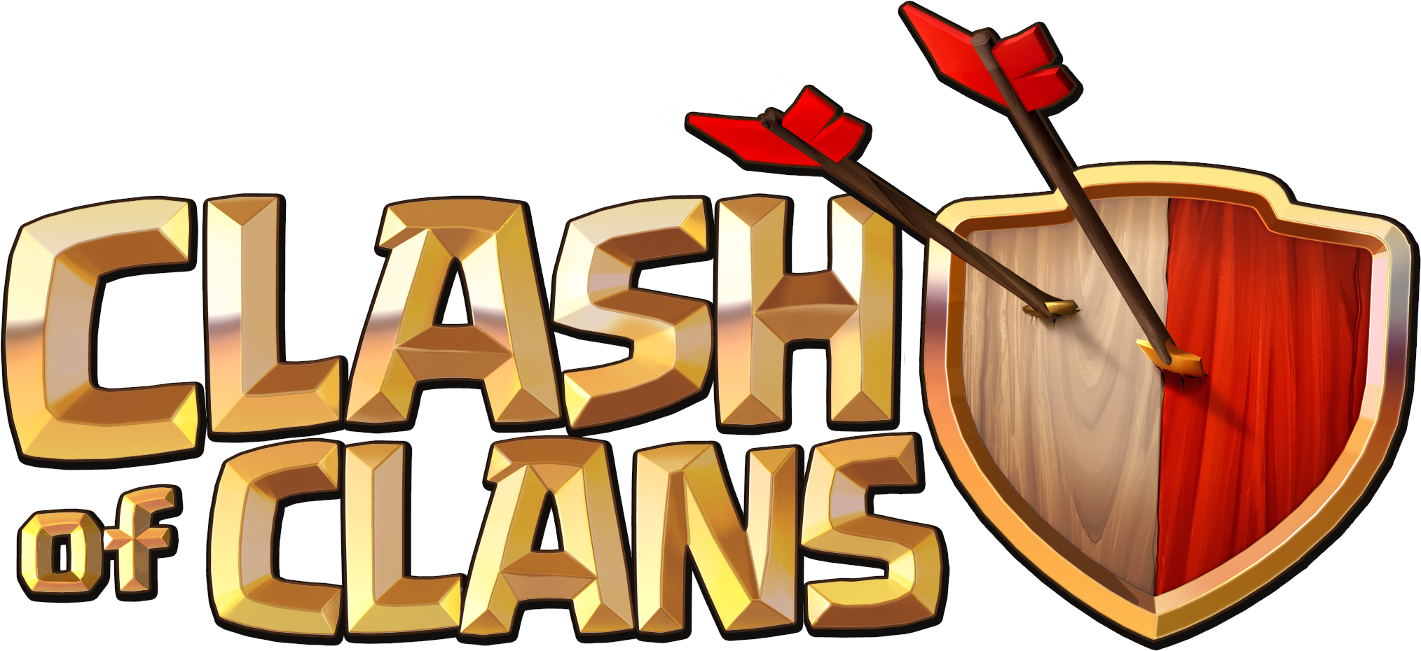 Gungho Online Entertainment, Inc - Clash Of Clans Logo Png (3312x1917)