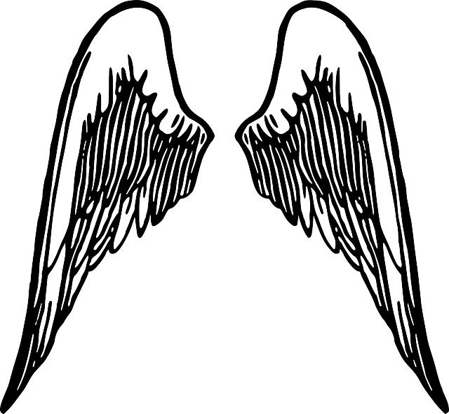 Bat, Black, Back, Music, Tribal, Note, Simple - Wings Clipart Transparent Background (640x590)