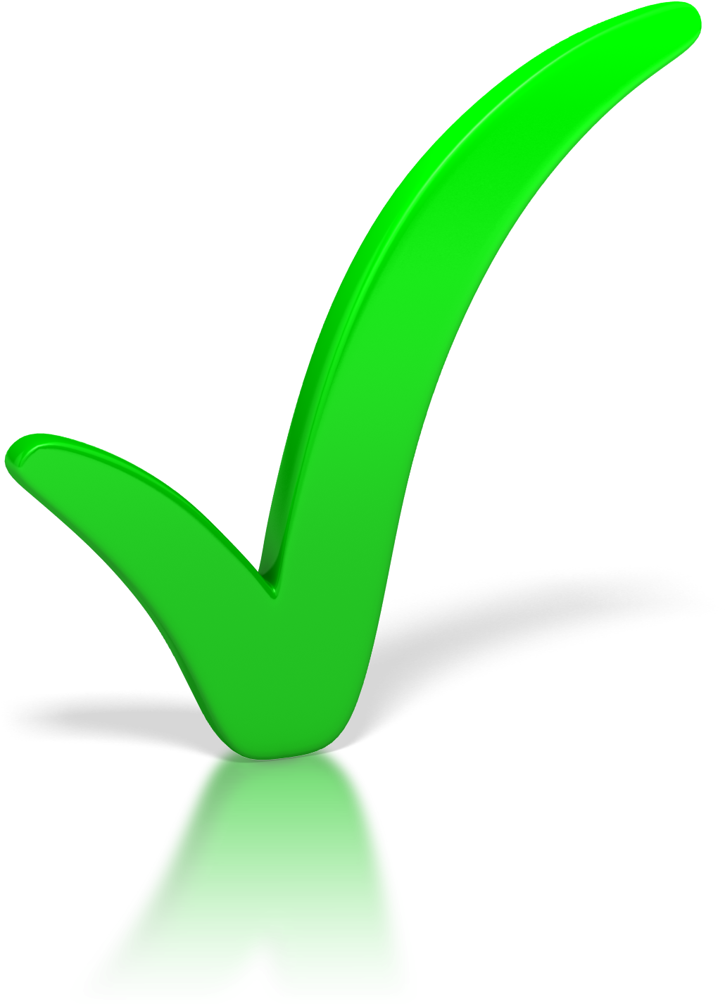 Green Tick Png Clipart - Green Tick (1400x1600)