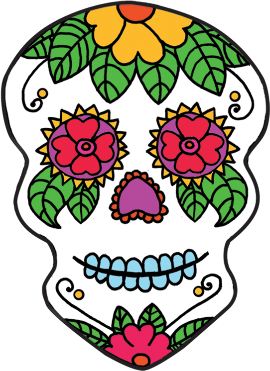 Mexico Day Of The Dead Calavera Sugar Skulls Dia De - Dia De Los Muertos Clipart (1160x772)