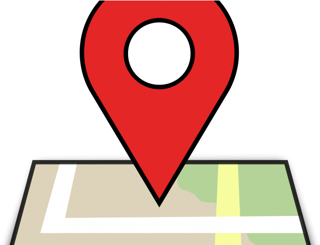 Map Clip Art Download - Location Clipart (640x480)