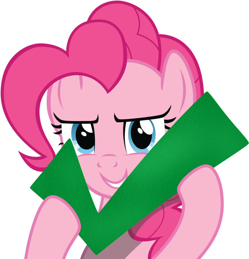 Pinkie Pie - Google - Pinkie Pie Check Mark (900x900)
