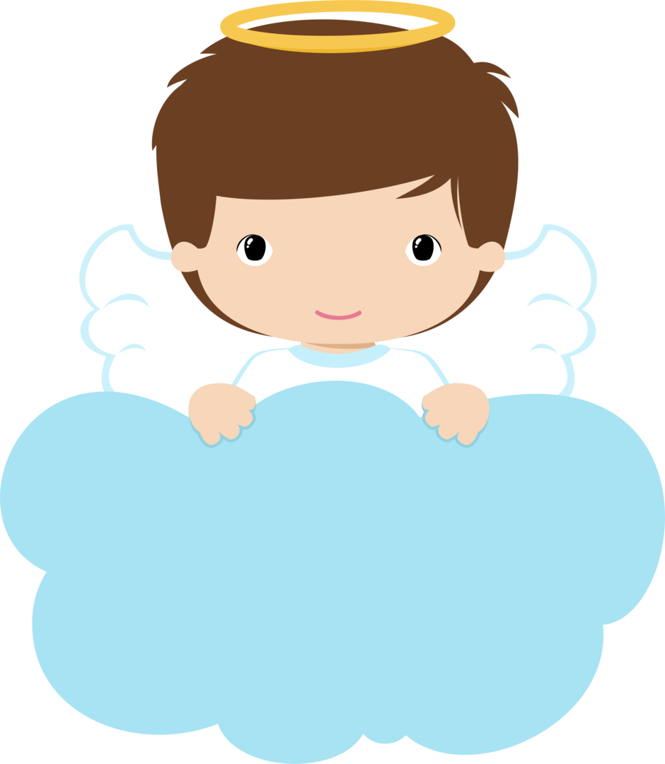 Baby Boy Angel Clipart 4 By Lori - Christening Clipart (940x1080)