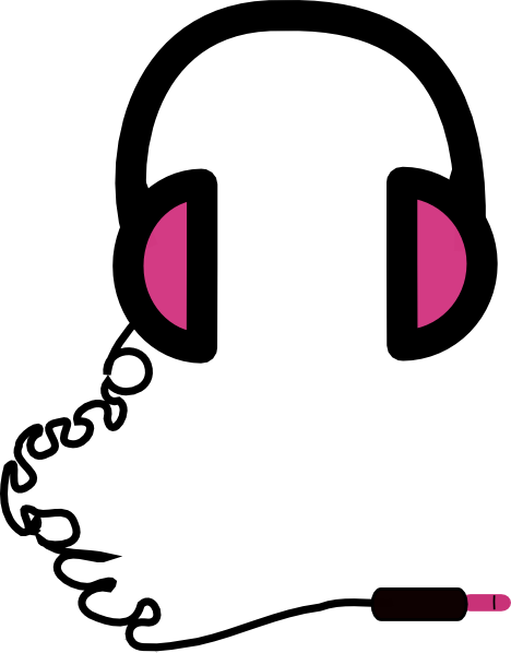 Dj Headphones Clip Art (468x598)