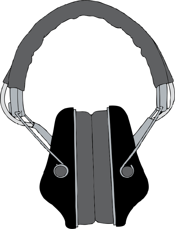 Free Vector Headphones Clip Art - Headphones Clip Art (611x800)