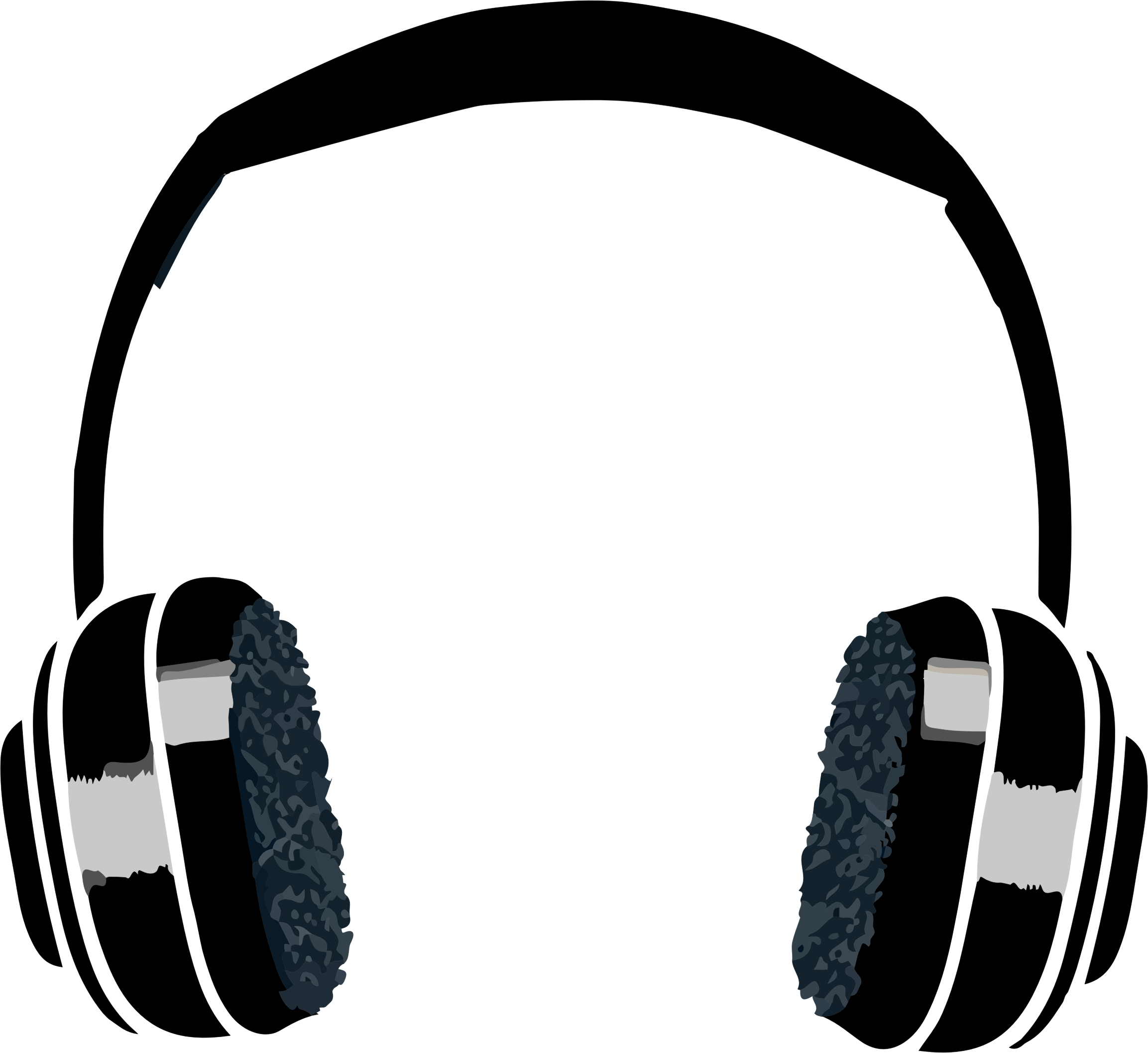 Headphones - Head Phones Clip Art (2306x2114)