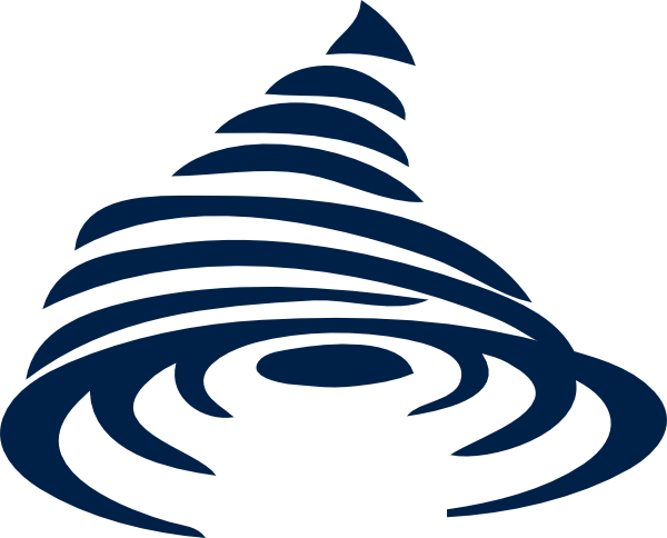 Navy Blue Tornado Clip Art (600x484)