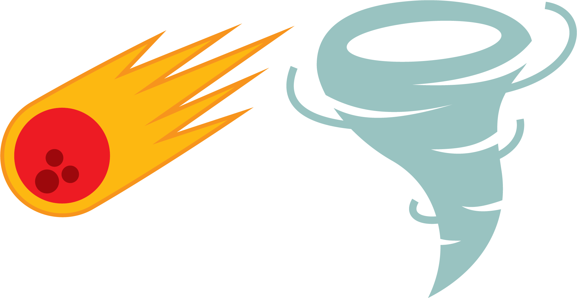 Meteorite Tornado Clip Art - Clip Art (1938x1001)