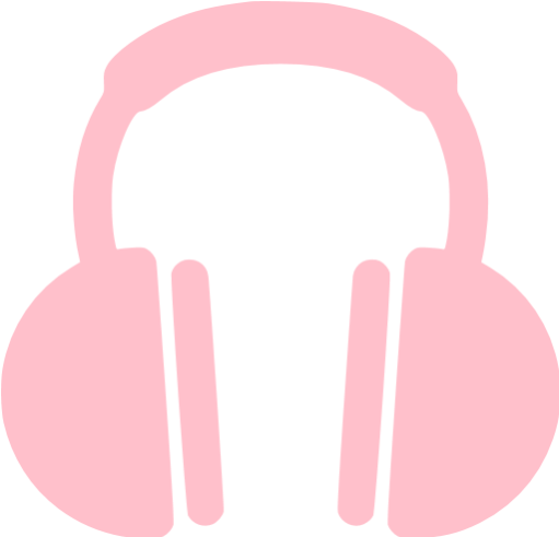 White Headphones Icon Png (512x512)