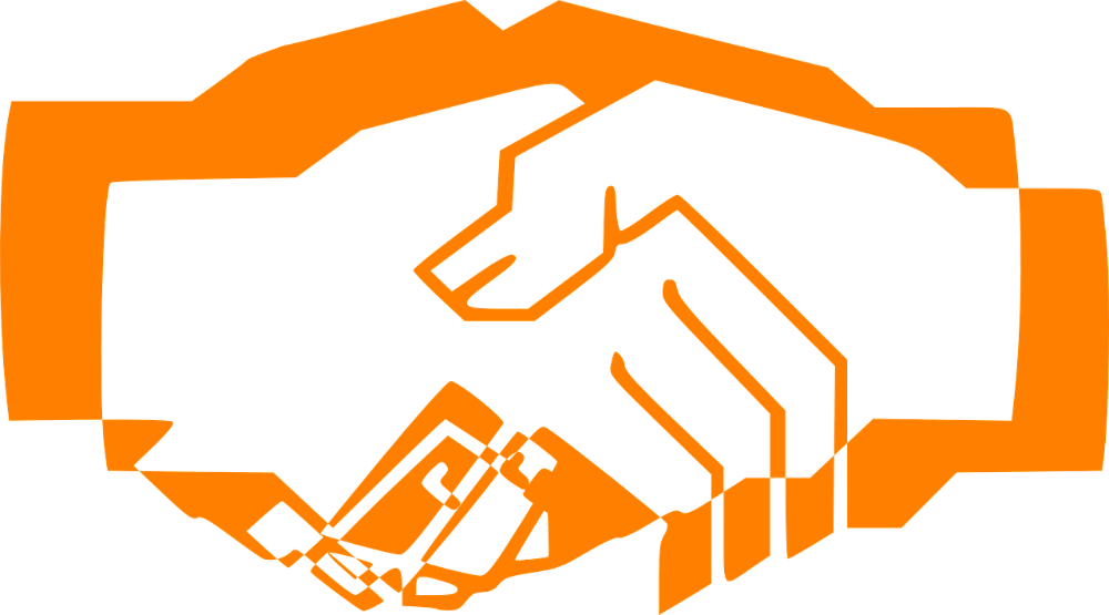 Independent Consultant Contract - Handshake Clipart Orange (1280x710)