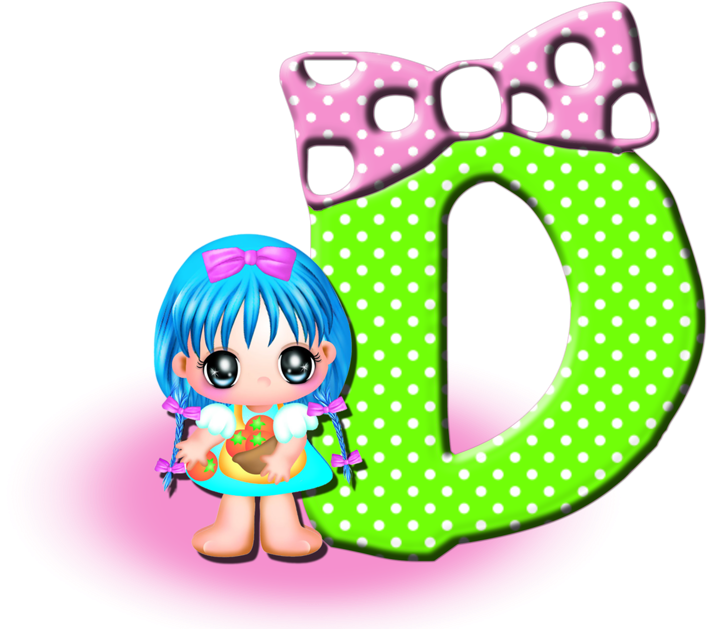 Ꭿϧc ‿✿⁀ Letter D, Art Girl, Diana, Clip - Ꭿϧc ‿✿⁀ Letter D, Art Girl, Diana, Clip (800x640)