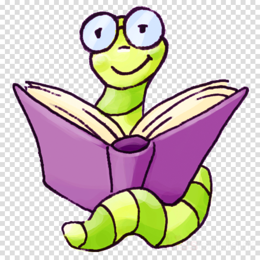 Bücher Wurm Clipart Ponyherz - Bücher Wurm Clipart Ponyherz (900x900)