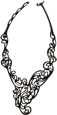 Bijoux Jewelry Jewels Collier Necklace Silicone Gomme - Bijoux Jewelry Jewels Collier Necklace Silicone Gomme (407x407)