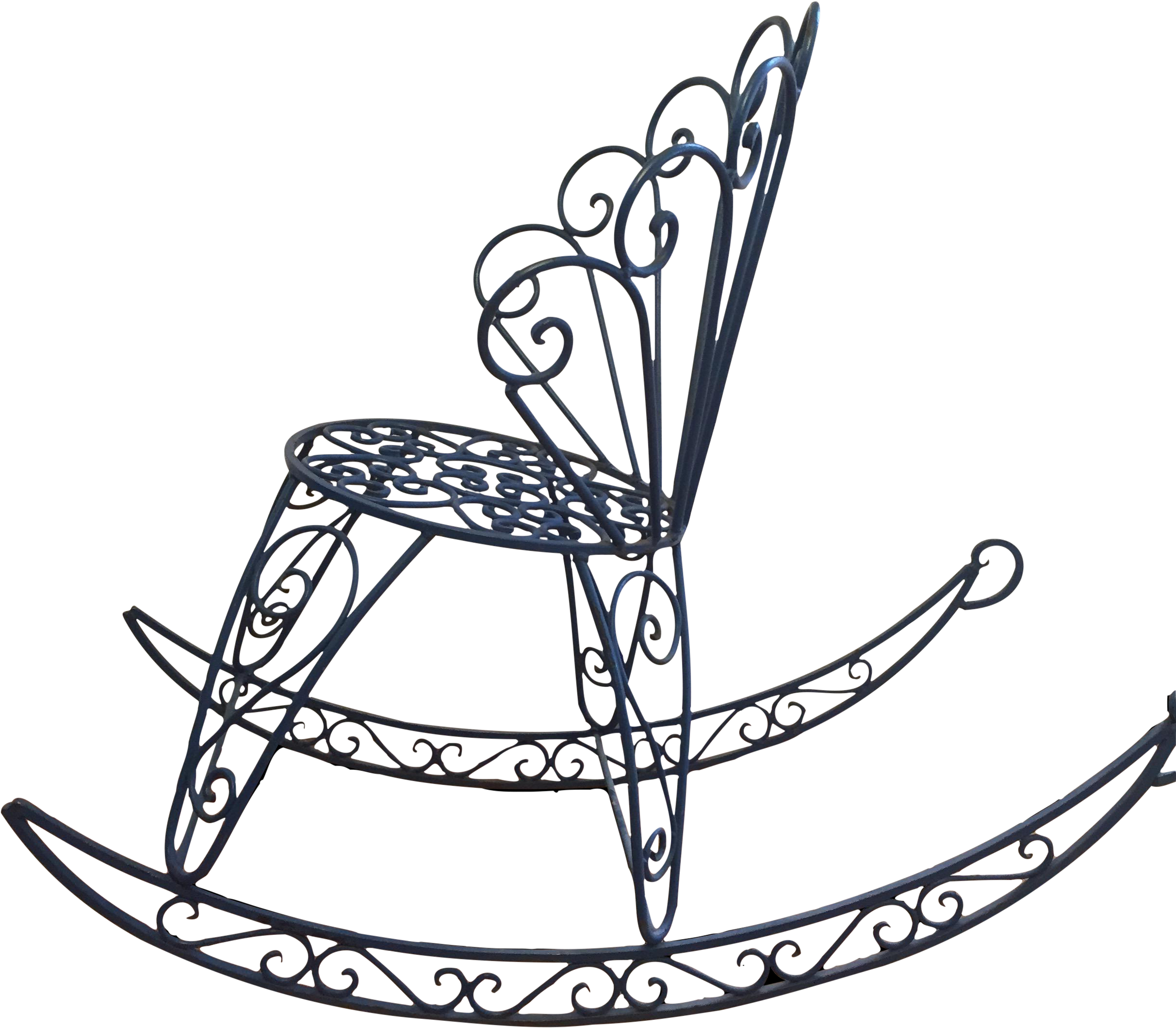 Unique Backyard French Cast Iron Rocking Chair Salterini - Unique Backyard French Cast Iron Rocking Chair Salterini (2446x2446)