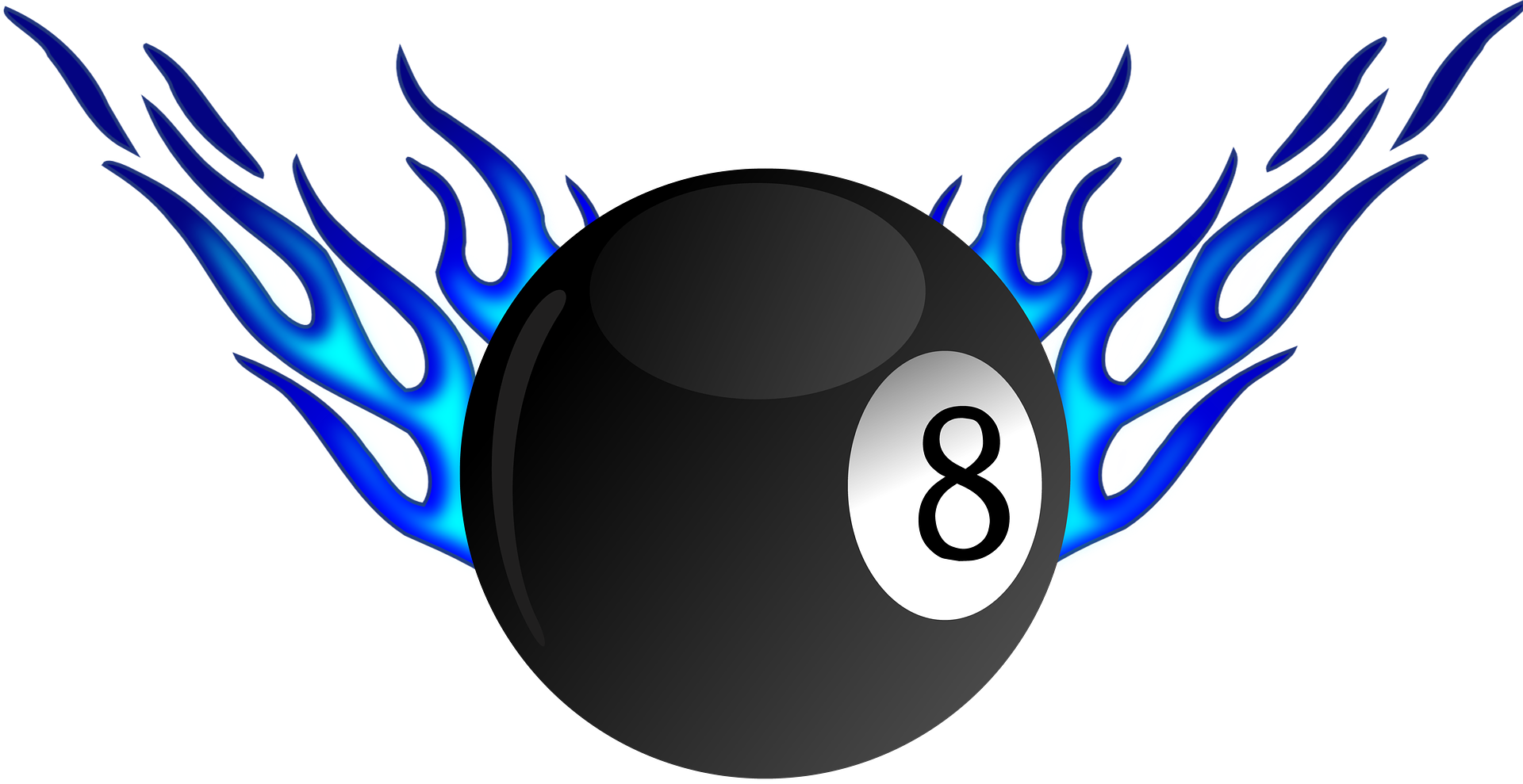 8 Ball Pool Clipart Fire - 8 Ball Pool Clipart Fire (1920x989)