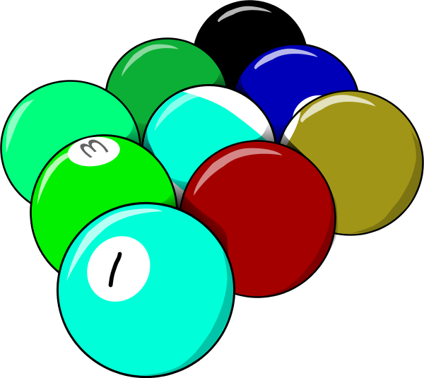 9 Ball Pool Clip Art Clipart - 9 Ball Pool Clip Art Clipart (600x535)