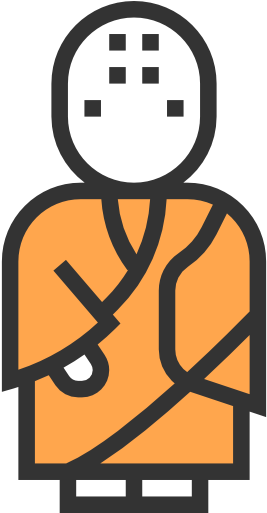 Monk Free Icon - Monk Free Icon (512x512)
