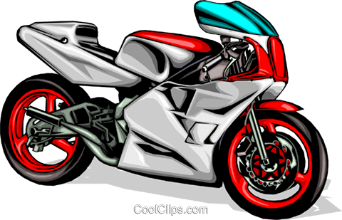 Motorcycle Royalty Free Vector Clip Art Illustration - Motorcycle Royalty Free Vector Clip Art Illustration (480x309)