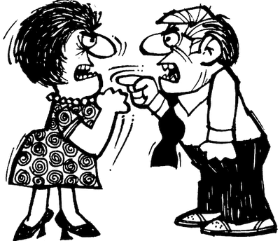 2 People Fighting Person Clipart - 2 People Fighting Person Clipart (400x344)