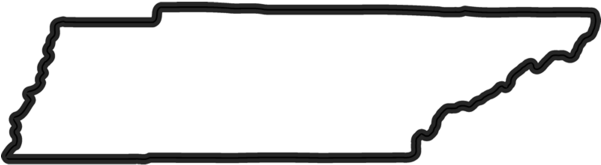 Tennessee Outline Rubber Stamp State Rubber Stamps - Tennessee Outline Rubber Stamp State Rubber Stamps (600x600)