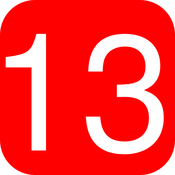 Royalty Free Number 13 Clip Art, Vector Images & Illustrations - Royalty Free Number 13 Clip Art, Vector Images & Illustrations (600x600)