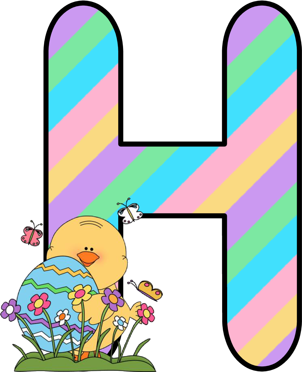 Ch B *✿* Alfabeto Easter De Kid Sparkz - Ch B *✿* Alfabeto Easter De Kid Sparkz (1065x1336)