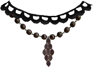 Gothic Black Tiara Clipart - Gothic Black Tiara Clipart (400x305)