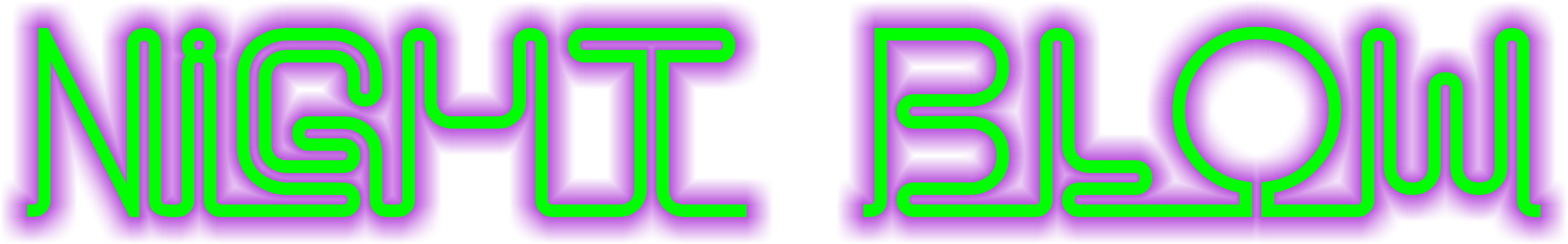 Night Blow Font - Night Blow Font (2456x384)