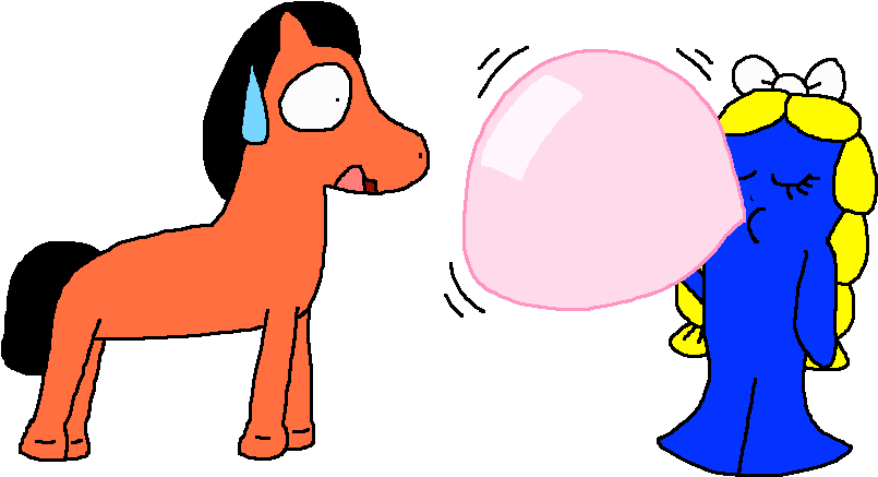 Pokey Appreciates Goo Blowing Bubble Gum By Pokegirlrules - Pokey Appreciates Goo Blowing Bubble Gum By Pokegirlrules (858x506)