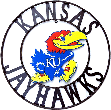 Kansas Jayhawks Wrought Iron Wall Décor Looks Fantastic - Kansas Jayhawks Wrought Iron Wall Décor Looks Fantastic (450x451)
