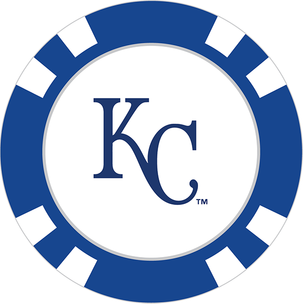 Kansas City Royals Poker Chip Ball Marker - Kansas City Royals Poker Chip Ball Marker (600x602)
